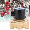 Normally Closed Solenoid Valve Brass for Air Water Oil 1in
