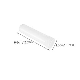 FOMIYES 12sets Reusable Nasal Cotton Core Essential Oil Tube Odorless for Aromatherapy The-go
