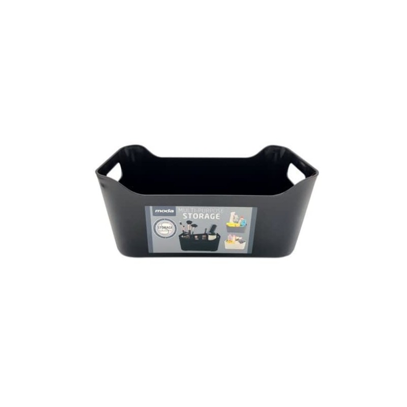 FabFinds Solid Storage Baskets Small Multipurpose Storage Box with Handles