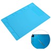 Watch Repair Mat Anti-Static 35x25cm Soft Rubber Watchmaker Soldering Organizer