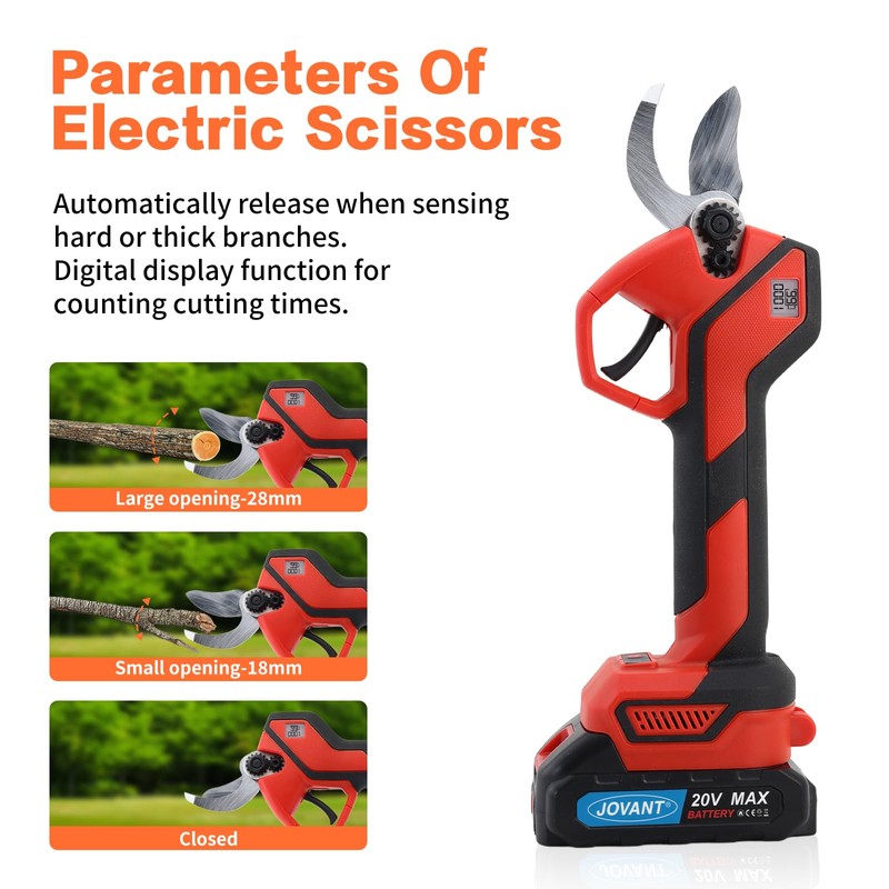 Jovant Electric Pole Pruning Shears with Reach Up to 13-Feet