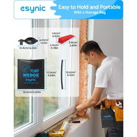 eSynic Air Wedge Up Bag Popular 2pcs Air Wedge Pump Wedge Up Bags Wedge Pump Tools Car Air Wedge Pump Kits for Door Window Installation and Car Repair with 4 Plastic Wedges