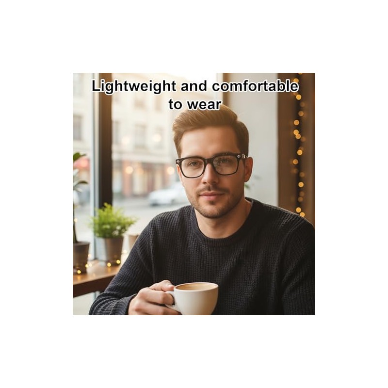 Chrome Heart Glasses with Blue Light Filter, Clear Glasses Men