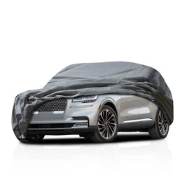5 Layer Car Cover for Lincoln Aviator 2020-2025 SUV 4-Door, Semi Custom Fit Full Coverage Pollution, Dust, Sun, Snow, Rain, All Weather Protection, Breathable