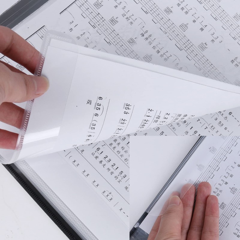 Sheet Music Folder , 4 Pages Expand A4 Piano Sheet