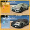 Partuto All-Weather Waterproof Car Cover - UV-Resistant Outdoor Full Exterior