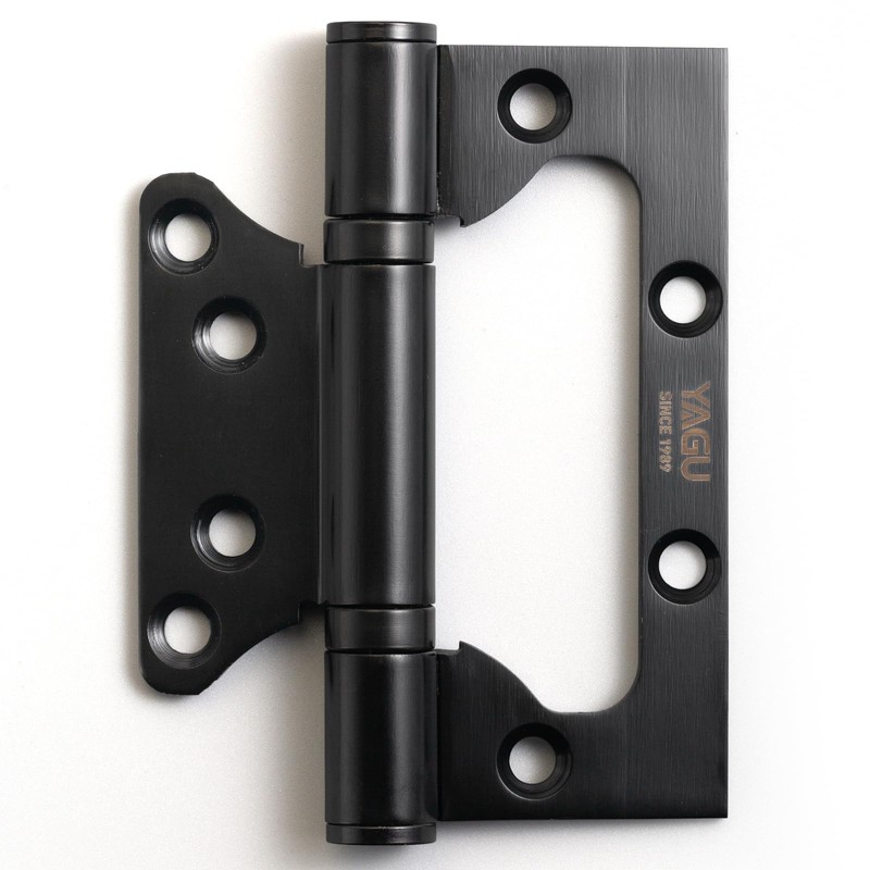 YAGU 3 Pack Non-Mortise Door Hinges - 4" × 3"