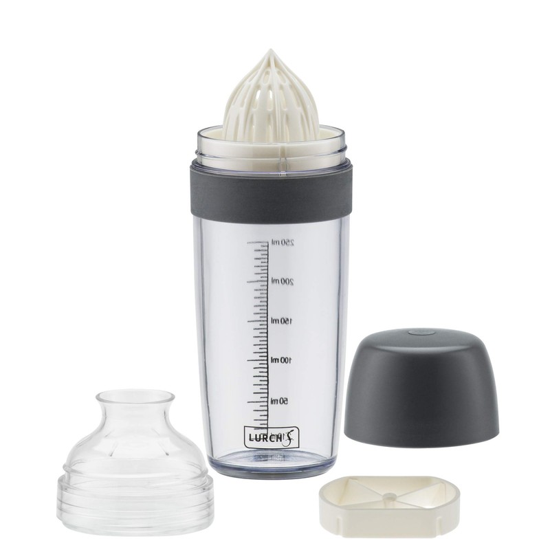 Lurch 10023 Dressing and Dough Shaker with Citrus Juicer and