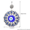 Turkey Blue Evil Eye Ornament, Blue Eyes Pearl Fatima Hand