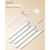 Under Cabinet Lights,80 LED Motion Sensor Light Indoor,4000mAh USB Rechargeable