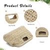 EVEOUT Straw Clutch for Women Summer Boho Raffia Beach Purse