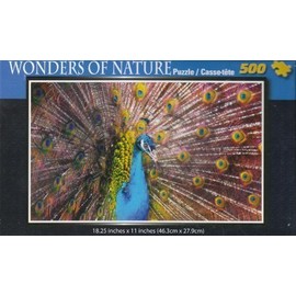Wonders Of Nature - Peacock 500 pc Puzzle by Cardinal