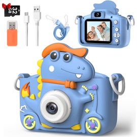 Children's Cameras Toy for 3-8 Years Old Boys, 1080p HD Selfie Digital Camera for Toddlers, Cute Portable Christmas and Birthday Gifts for Girls and Boys Aged 3 4 5 6 7 8 9 10