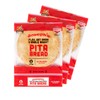 Joseph's Bakery Pita Bread, Flax Oat Bran & Whole Wheat,