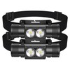 Trliradyn Rechargeable IPX5 Waterproof 1200LM Lightweight Headlamp, 180-Degree Adjustable Angle