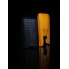 Yellow and Black Leather 3 Cigar Carrying Case only no