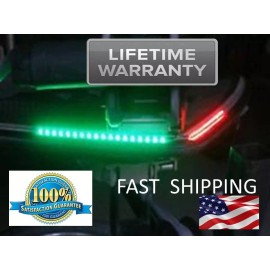 Unbranded LED Bow Light Kit - Marine NAVIGATION Red & Green - Port Starboard Front Safety
