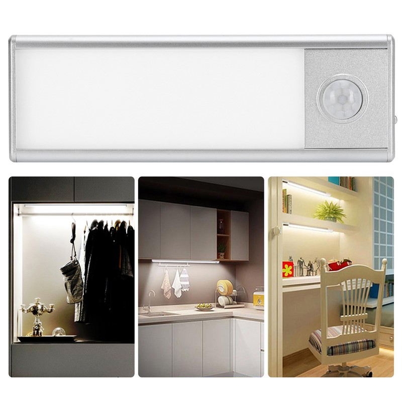 12cm Sensor Light LED UltraThin Warm Light Smart Cabinet Bedside