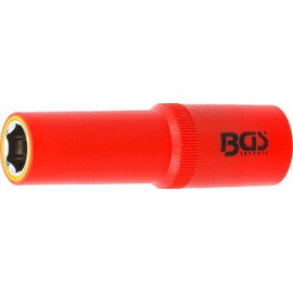 BGS 72063 | VDE Hexagonal Socket Spanner Insert | Drive Internal Square 12.5 mm (1/2 Inch) | SW 13 mm