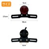 KSHOSIYOK Motorcycle Tail Lamp, LED, Red, Round, General Purpose, E-Mark,