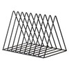 Desktop Organizer Rack Rustproof Simple Triangle Geometric Iron File Holder