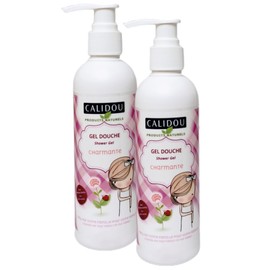 CALIDOU Shower Gel | 100% Natural | Vegan | for kids & baby | Antioxidants Extract │Keep Skin Moisturized | Protect the delicate skin │Respect the skin's delicate PH balance │Sulfate FREE │No SLS | Made in CANADA (Charmante Duo)