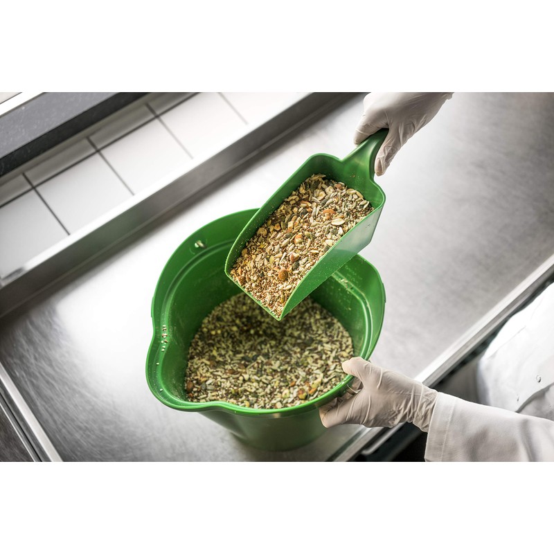 Right Handschep, Groot, 2 Litre Polypropyleen160 x 370 x 130