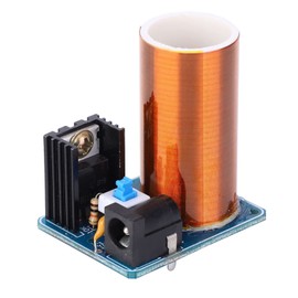 Astibym Mini Coil, Coil Transmit Electricity High Efficiency High Voltage Plasma LED Spark Module Kit for Student Experiments for Fluorescence Spectroscopy(Finished Product)