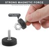 0XBIT Neodymium Magnet Rubberised, Pack of 4 Rubber Magnetic Disc,