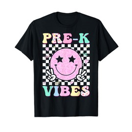 Pre-K Vibes Preschool First Day of School Pre-K Teacher Kids T-Shirt