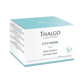 THALGO CICA Marin Soothing Cream Repairs & Strengthens Sensitive Skin, Marine Prebiotics, Vegan, The First SOS Care Line with Marine Prebiotics