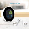 Pyle Smart Indoor Air Quality Monitor - Digital Hygrometer Thermometer