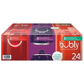 Bubly Berry Sparkling Water Variety Pack (12 fl. oz, 24 pk.)
