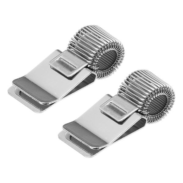 PATIKIL 2Pcs Pen Holder Clips, Metal Pen Clip Holder Adjustable