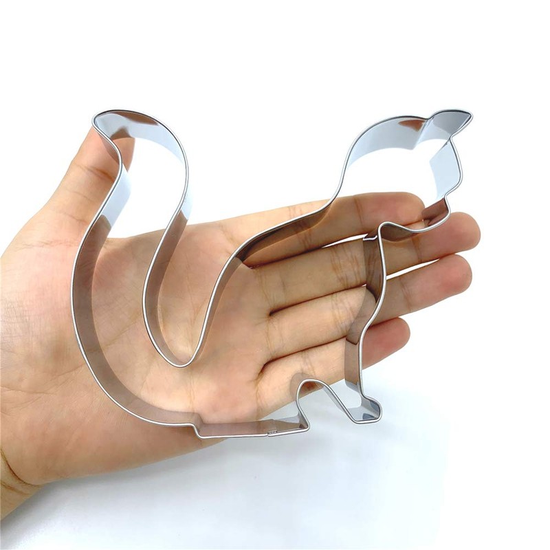 LILIAO Sitting Cat Cookie Cutter - 4.7 x 3.9 inches