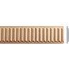 Fluted Wood Molding in Beech from Italy (Set of 6