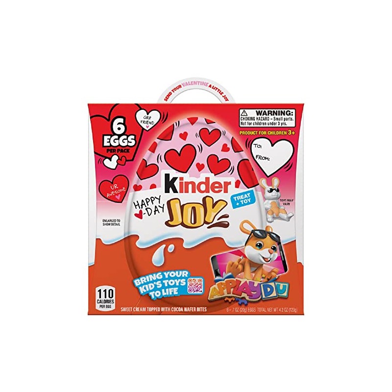 Kinder JOY, Egg - 6 pack, 4.2 Ounce