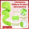 XunYee 2" Christmas Furry Ribbon 6 Yards Furry Fabric Gift