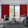 CUCRAF Red Blackout Curtains 96 inch Length 2 Panels Set,