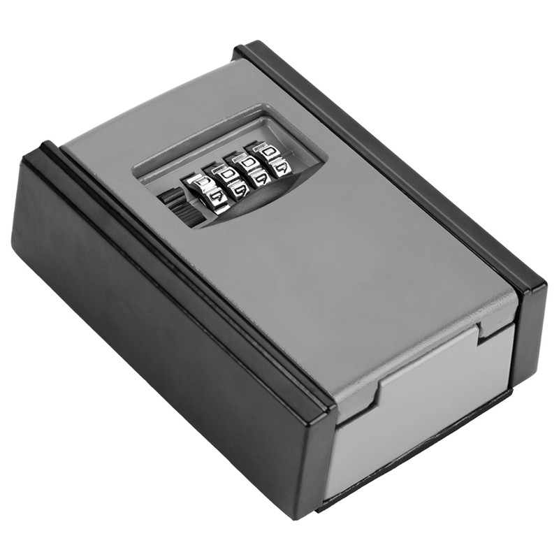 4 Digit Combination Password Key Storage Box Wall Mounted Safety