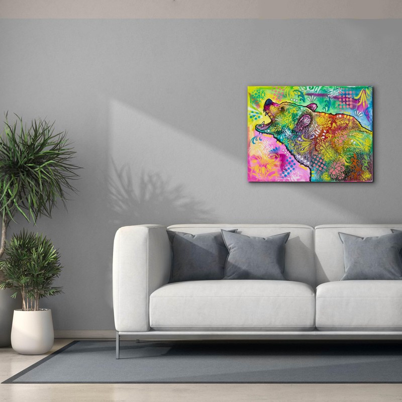 Epic Graffiti 'Primal Roar' by Dean Russo Canvas Wall Art,