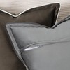 Madizz Set of 2 Velvet Fringed Throw Pillow Covers 12x20