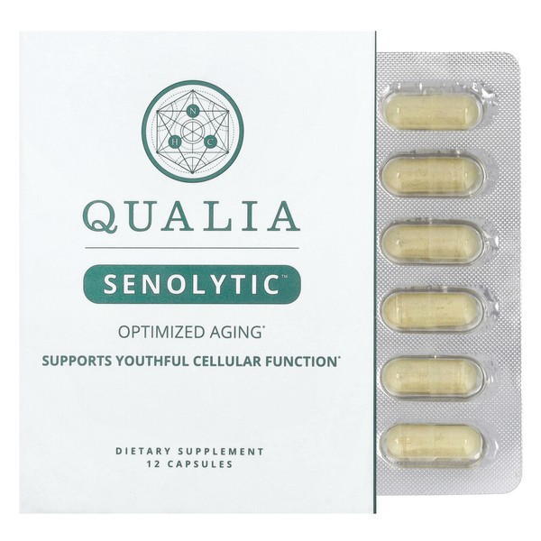 Qualia Senolytic™, 12 Capsules
