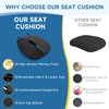 OLYDON Large Seat Cushion for Car Memory Foam Car Seat