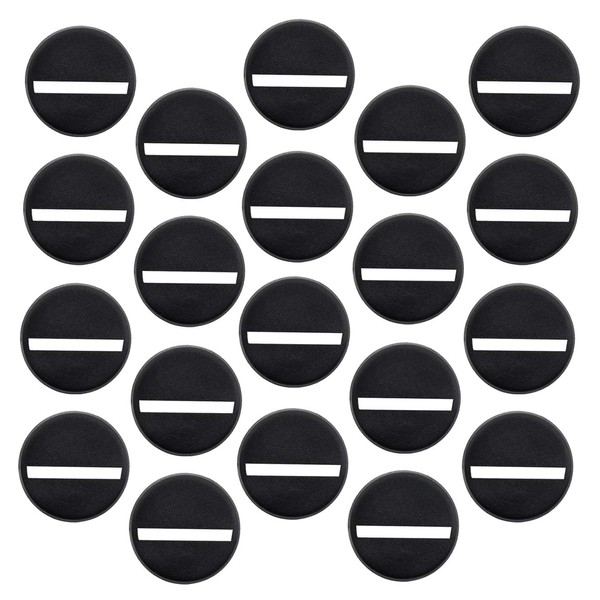 Stonehaven Miniatures 20PK - Slotted Miniature Bases, 1" Diameter -