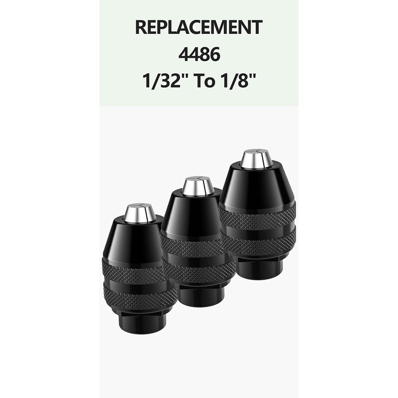 Mellbree 4486 Drill Chuck for Dremel, Chuck for Dremel Replacement