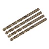 sourcing map 4PCS 6.8mm Drilling Dia Straight Shank High-Speed Steel