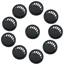 Trimming Shop Breathing Valves Anti Dust DIY Face Cover Exhaust Valves Mouth Filter Valve Accessories for Protection, Anti Haze & Smog Pollution (Black, 20pcs)