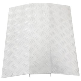 OCPTY 23.6" W x 17.2" L Wheelchair Ramp, 800lbs Capacity with Supporting Frame and Non-Slip Surface, Door Ramp for Doorways, Wheelchairs, Stairs, Vans, Steps Bridge Threshold Ramp Aluminum