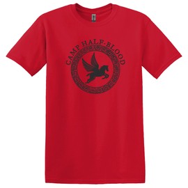 Camp Half Blood Shirt, Unisex Camp Half Blood T-shirts for Men and Women (XL, Red)